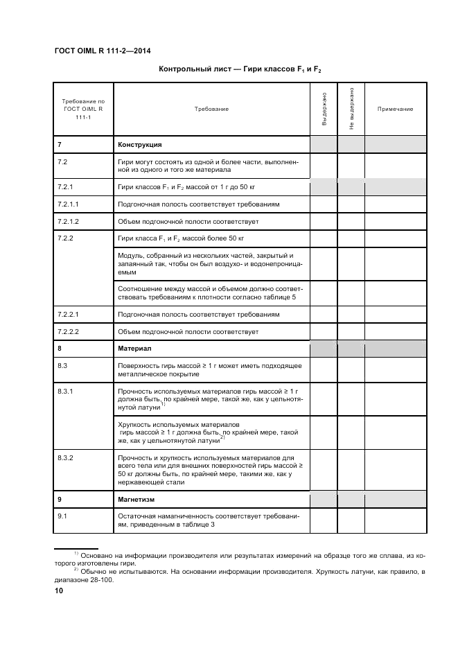 ГОСТ OIML R 111-2-2014, страница 17