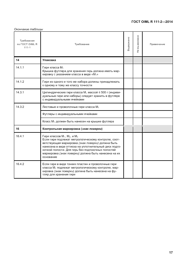 ГОСТ OIML R 111-2-2014, страница 24