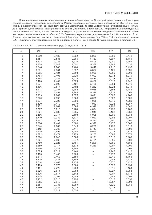 ГОСТ Р ИСО 11648-1-2009, страница 49