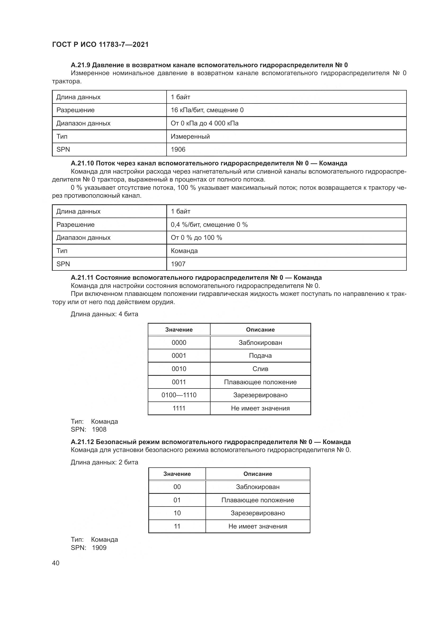 ГОСТ Р ИСО  11783-7-2021, страница 44