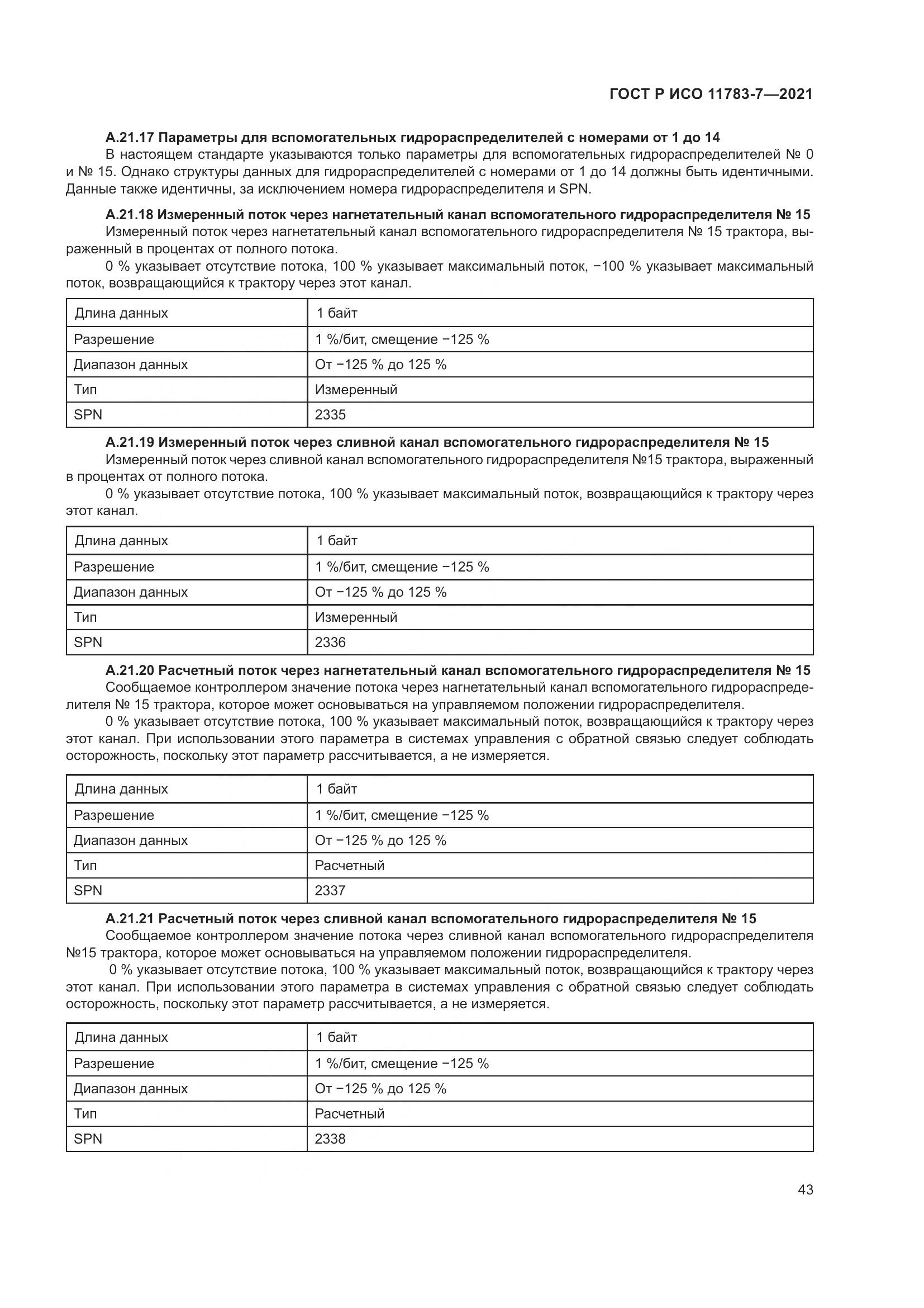 ГОСТ Р ИСО  11783-7-2021, страница 47