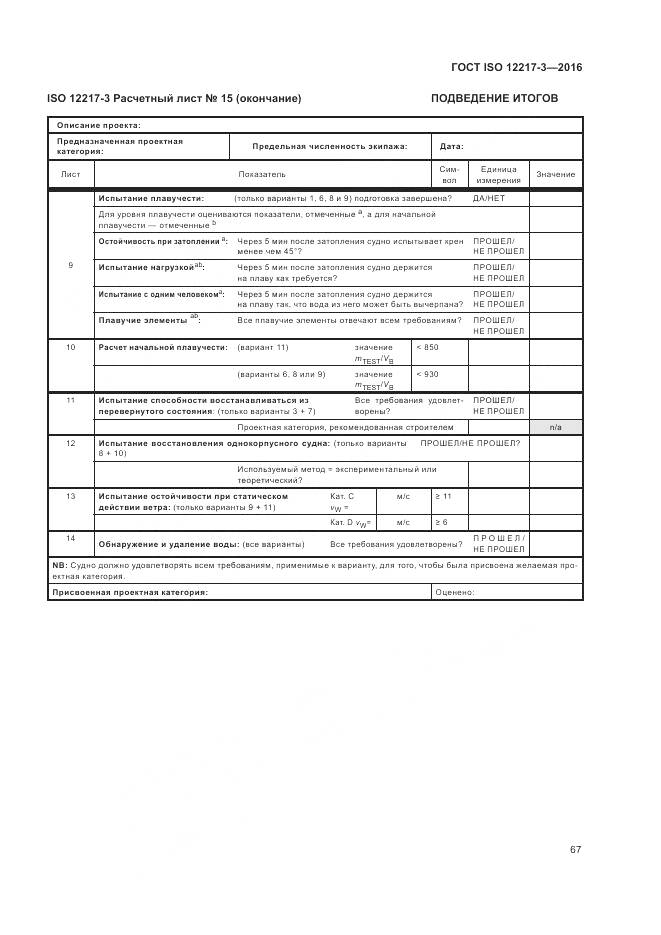 ГОСТ ISO 12217-3-2016, страница 71