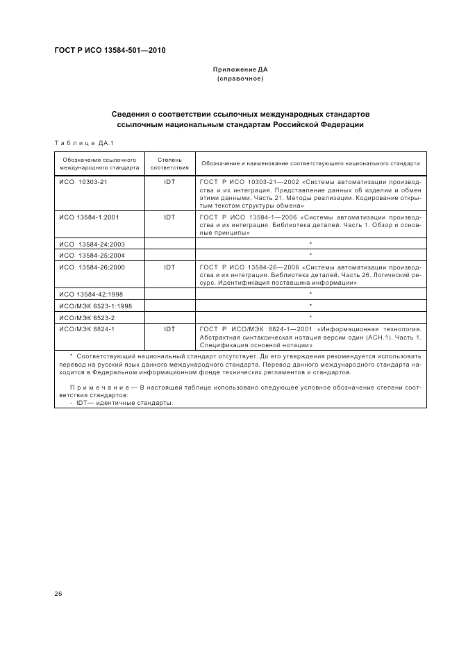 ГОСТ Р ИСО 13584-501-2010, страница 30