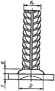 ГОСТ 14098-91 Соединения сварные арматуры и закладных изделий железобетонных конструкций. Типы, конструкции и размеры