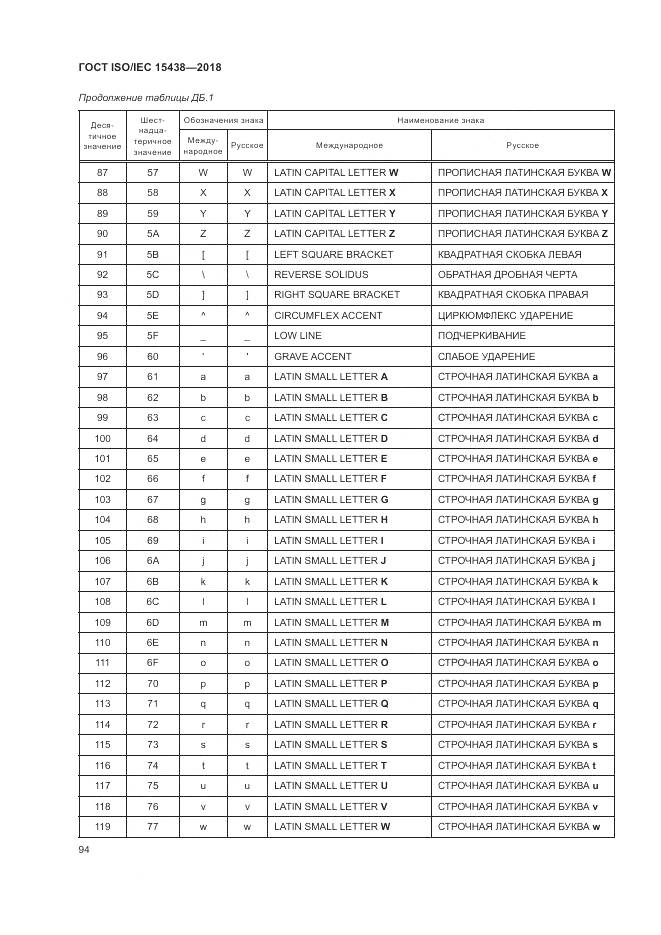 ГОСТ ISO/IEC 15438-2018, страница 100