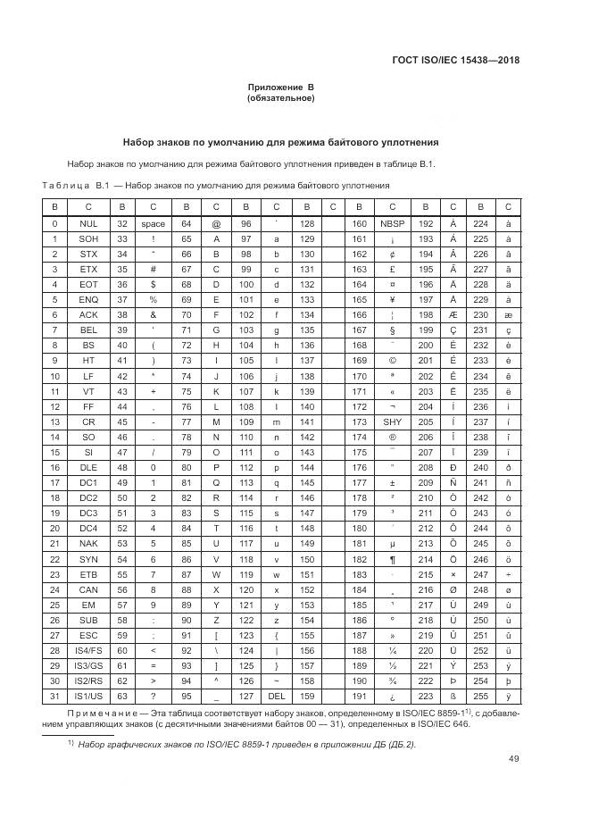 ГОСТ ISO/IEC 15438-2018, страница 55