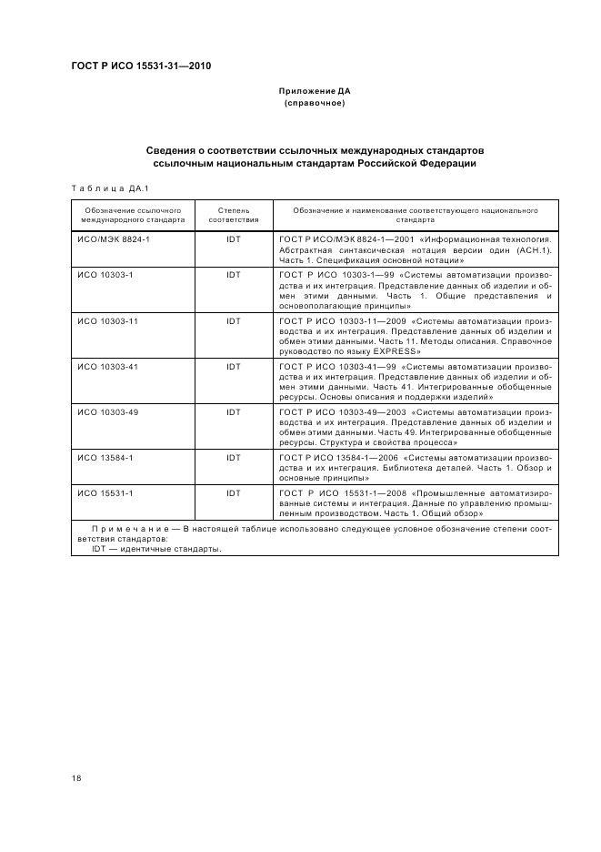ГОСТ Р ИСО 15531-31-2010, страница 22
