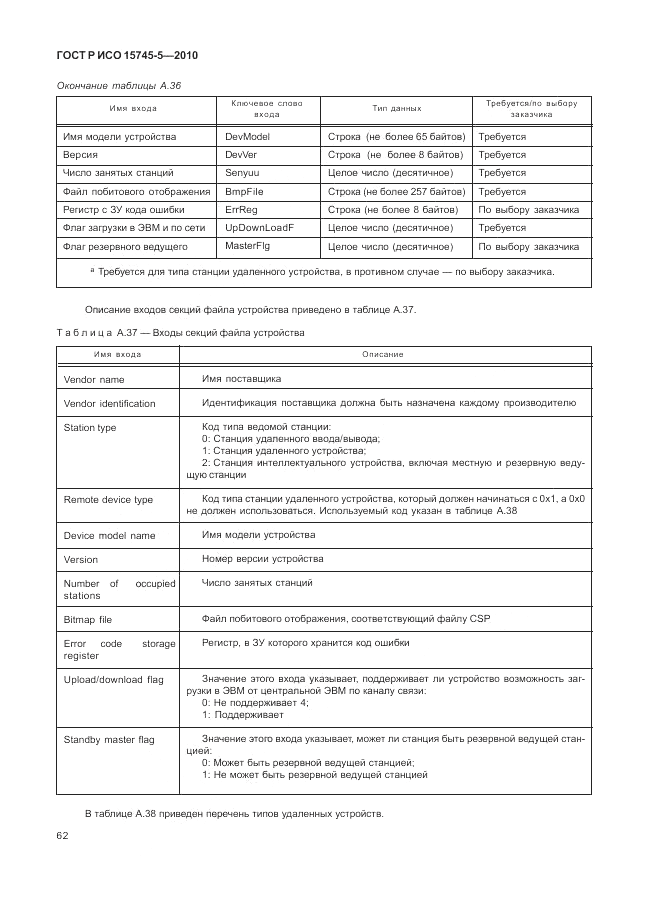 ГОСТ Р ИСО 15745-5-2010, страница 66