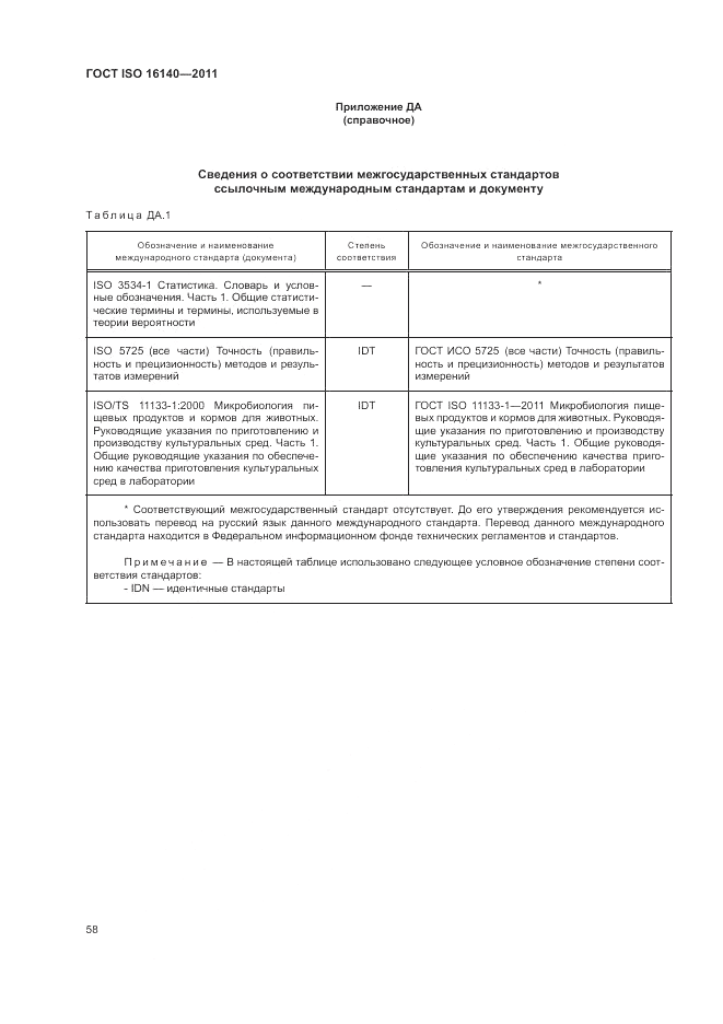 ГОСТ ISO 16140-2011, страница 62