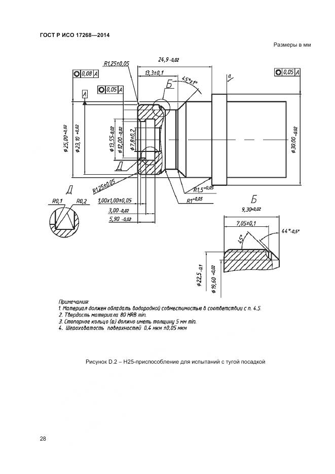 ГОСТ Р ИСО 17268-2014, страница 32