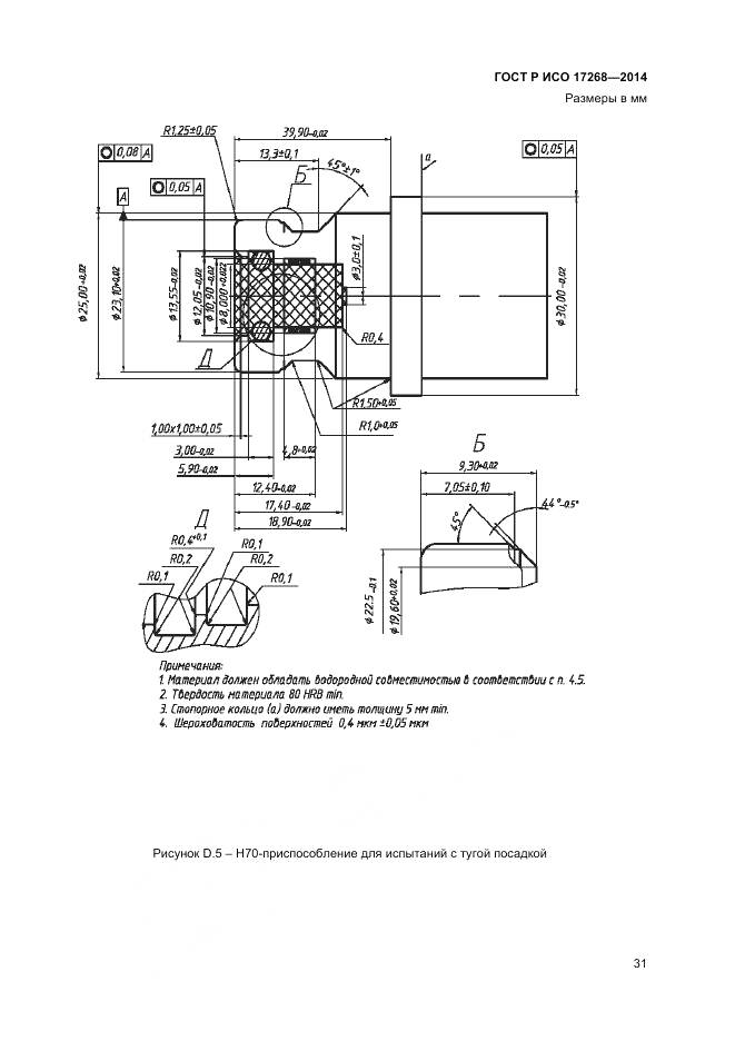 ГОСТ Р ИСО 17268-2014, страница 35