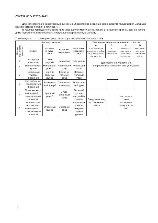 ГОСТ Р ИСО 17776-2012, страница 20