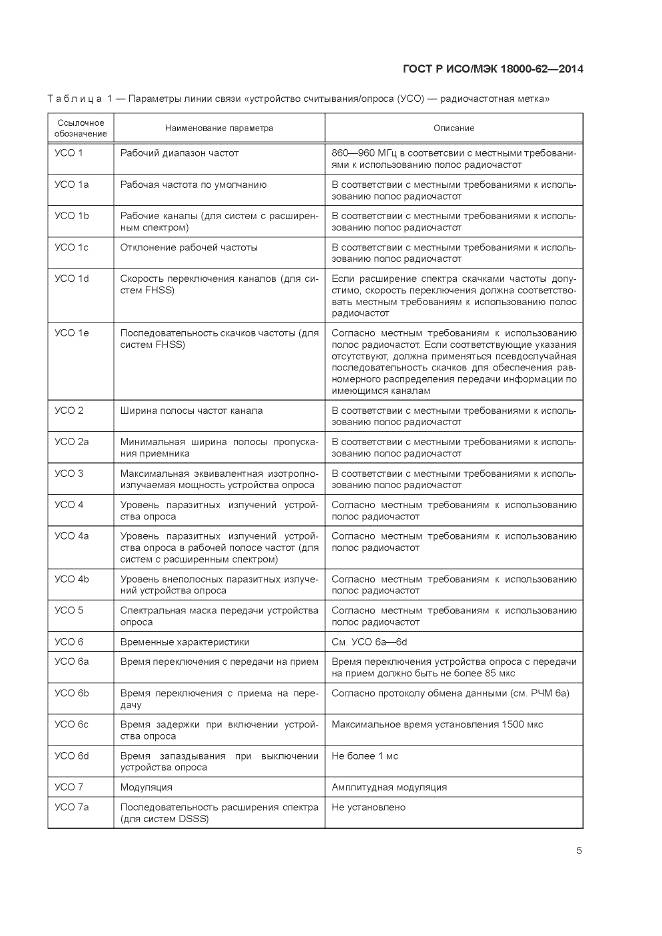 ГОСТ Р ИСО/МЭК 18000-62-2014, страница 11