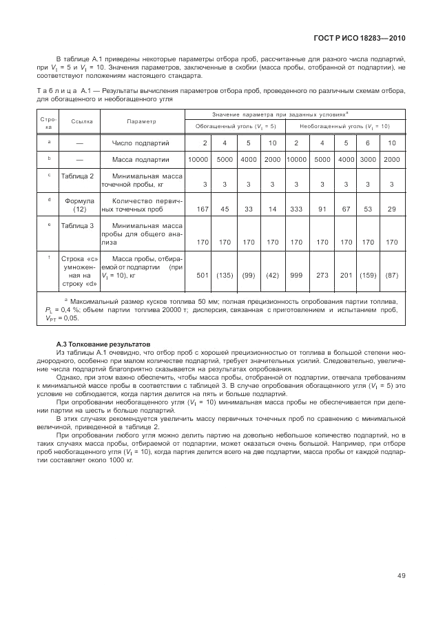 ГОСТ Р ИСО 18283-2010, страница 53