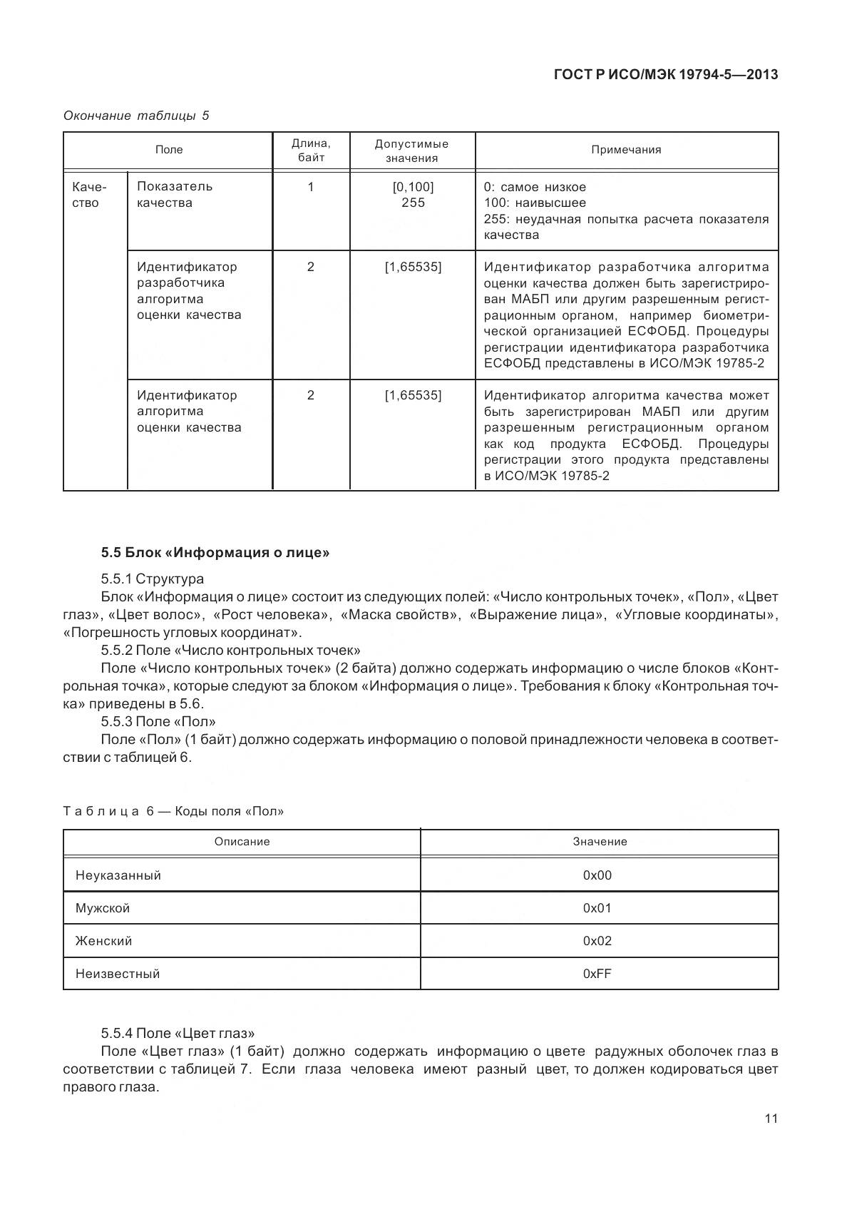 ГОСТ Р ИСО/МЭК 19794-5-2013, страница 19