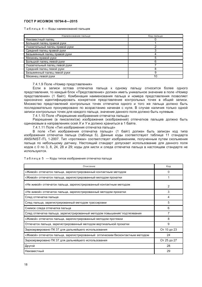 ГОСТ Р ИСО/МЭК 19794-8-2015, страница 22