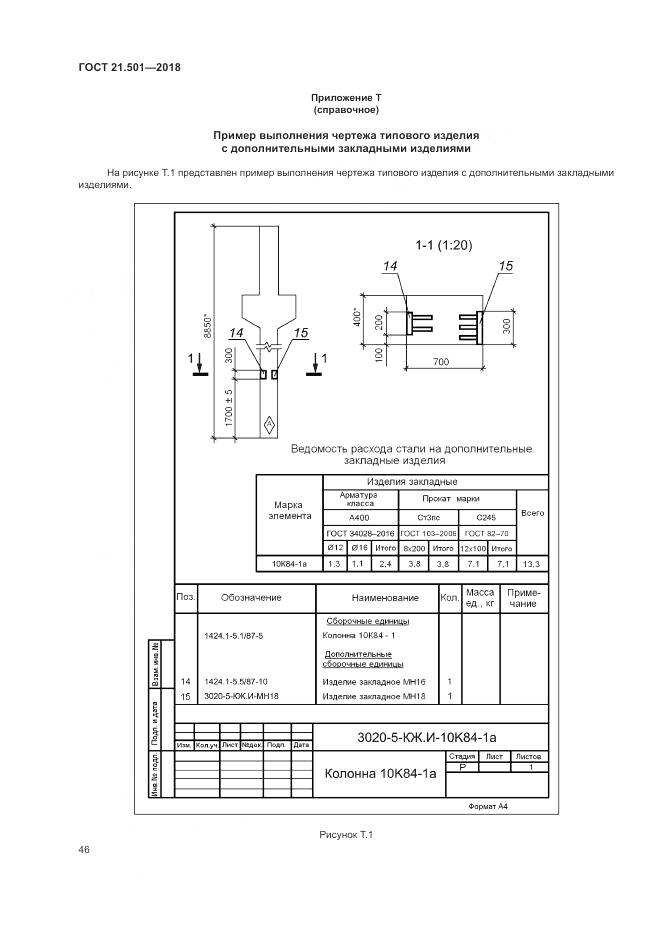 ГОСТ 21.501-2018, страница 50
