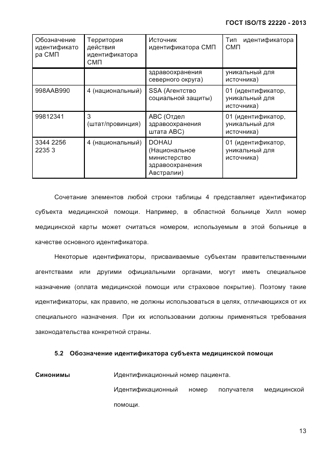 ГОСТ ISO/TS  22220-2013, страница 27