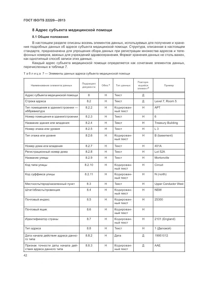 ГОСТ ISO/TS 22220-2013, страница 50