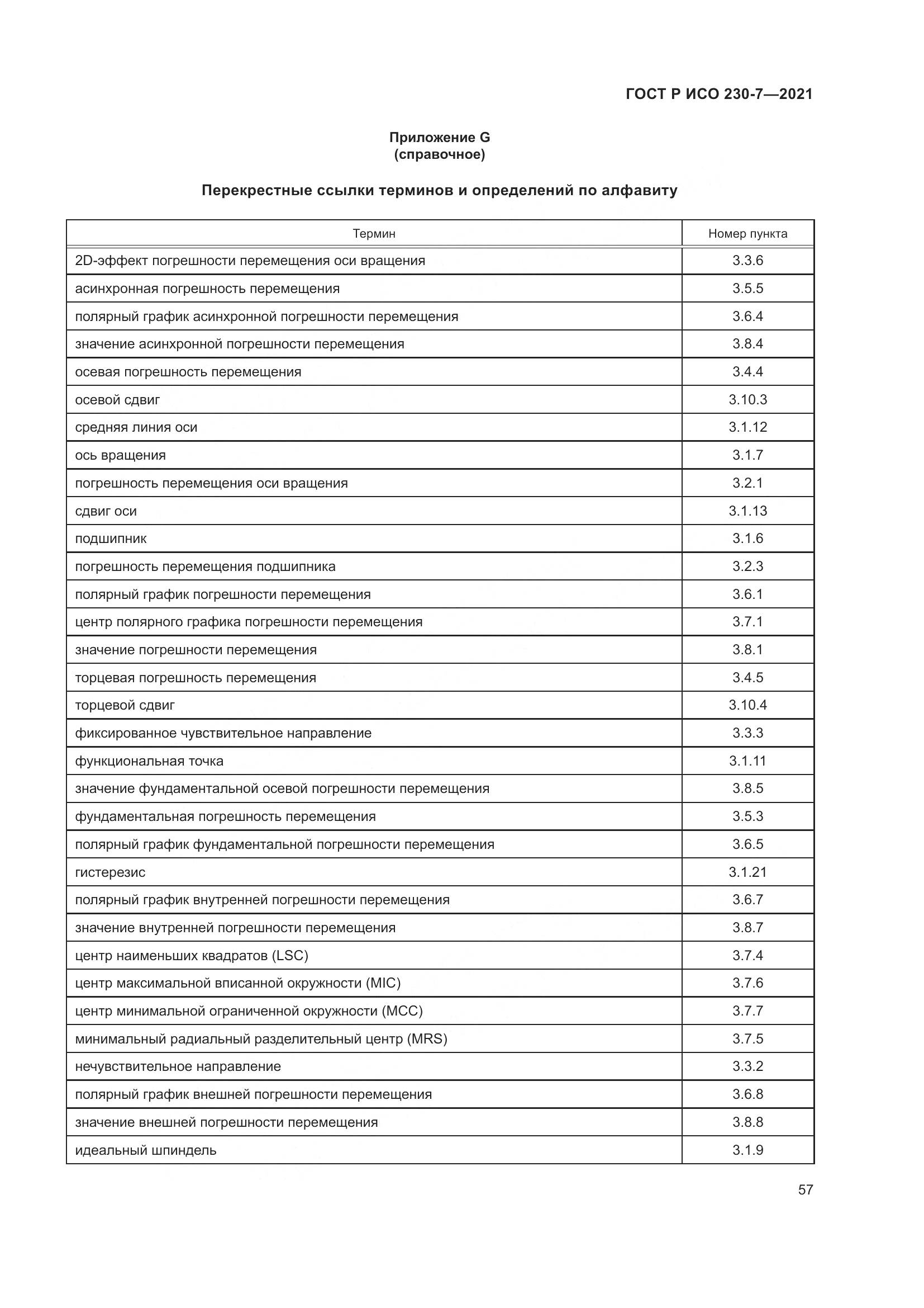 ГОСТ Р ИСО  230-7-2021, страница 61