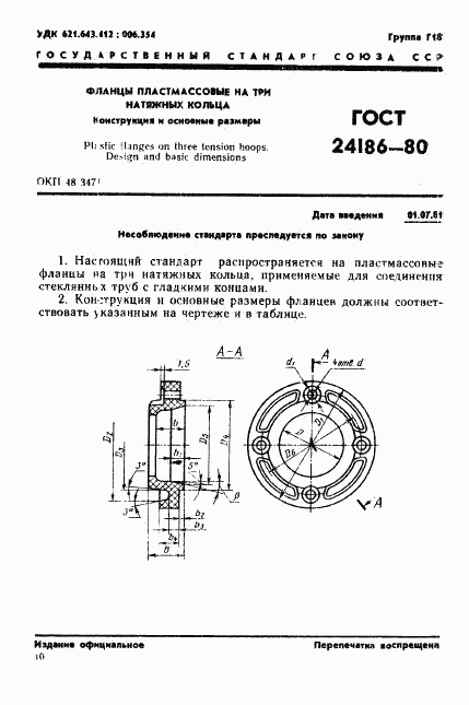 ГОСТ 24186-80, страница 1