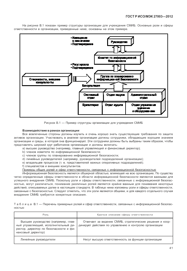 ГОСТ Р ИСО/МЭК 27003-2012, страница 45