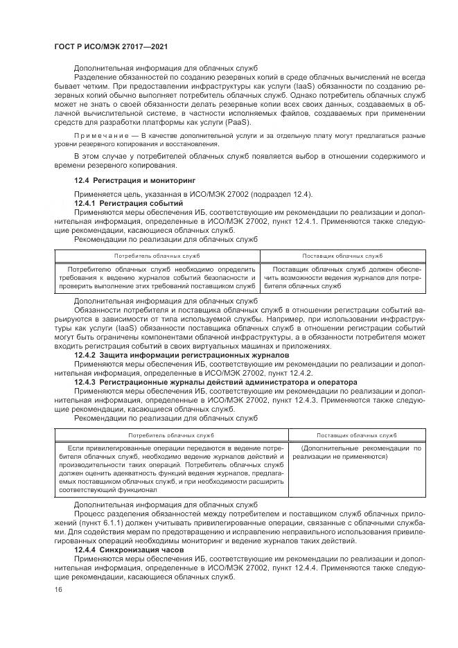 ГОСТ Р ИСО/МЭК  27017-2021, страница 22