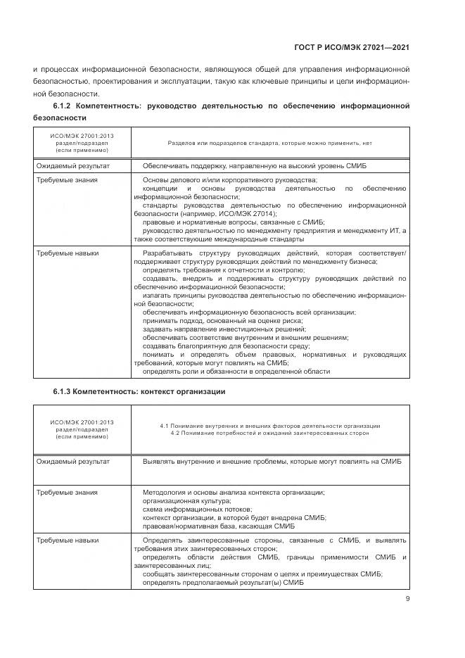 ГОСТ Р ИСО/МЭК  27021-2021, страница 13