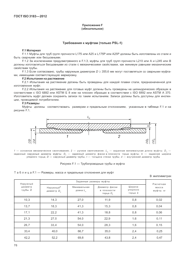 ГОСТ ISO 3183-2012, страница 82