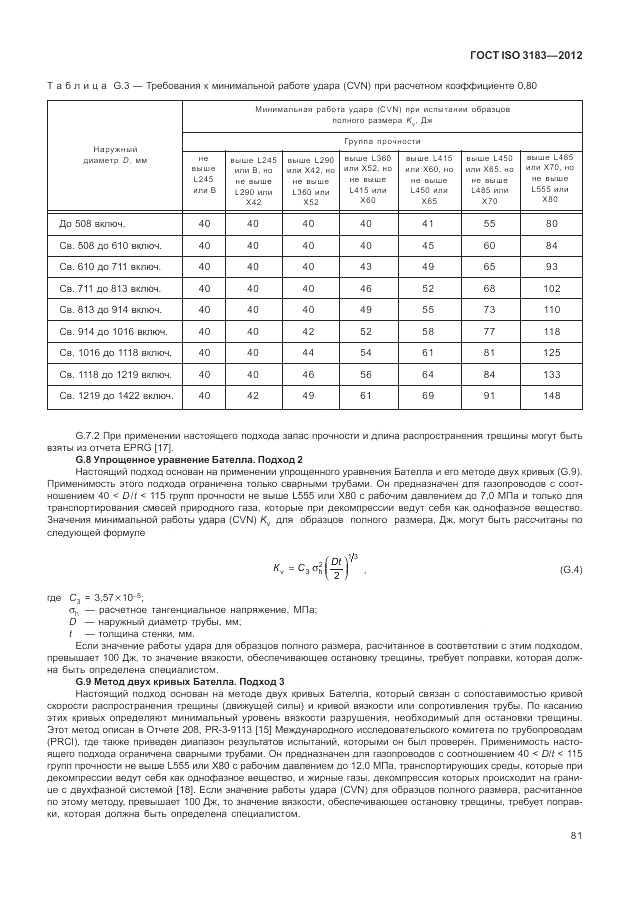 ГОСТ ISO 3183-2012, страница 87