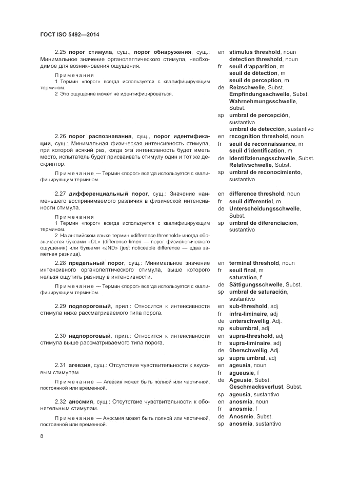 ГОСТ ISO 5492-2014, страница 12