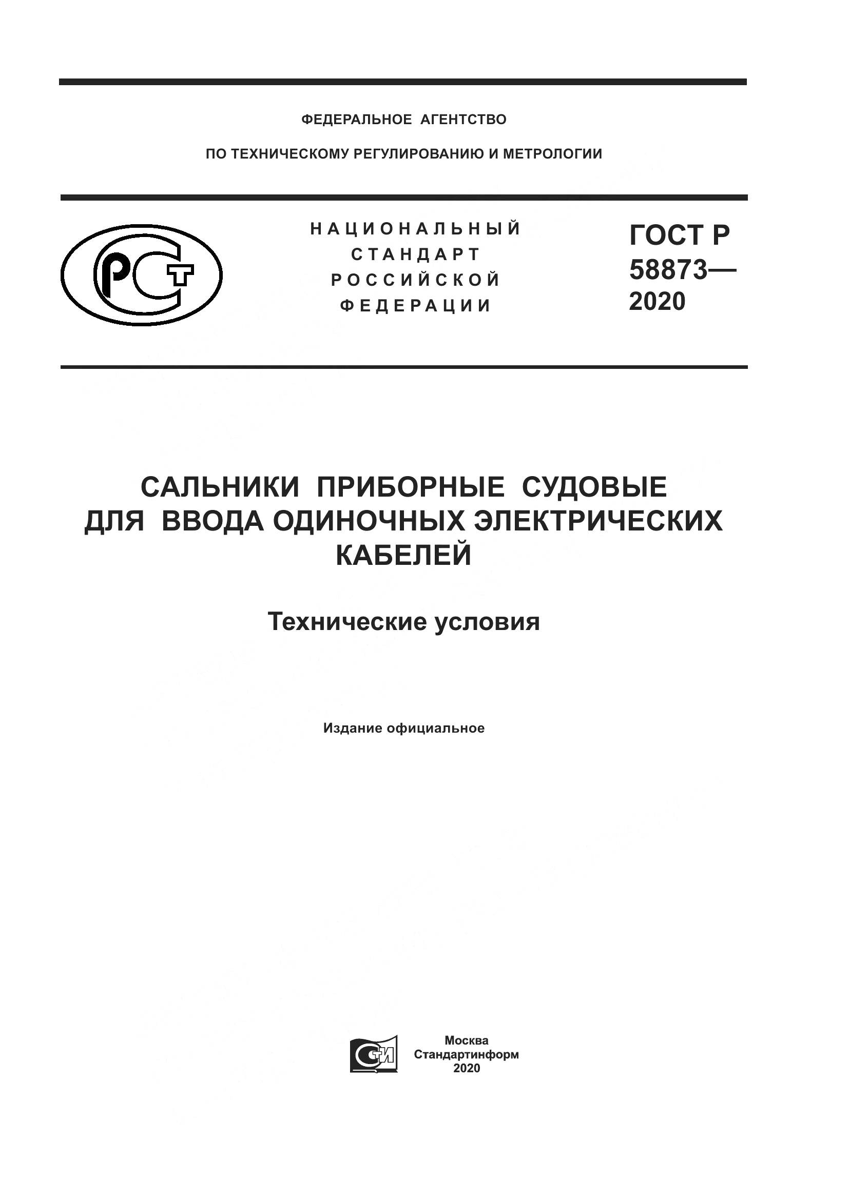 ГОСТ Р  58873-2020, страница 1
