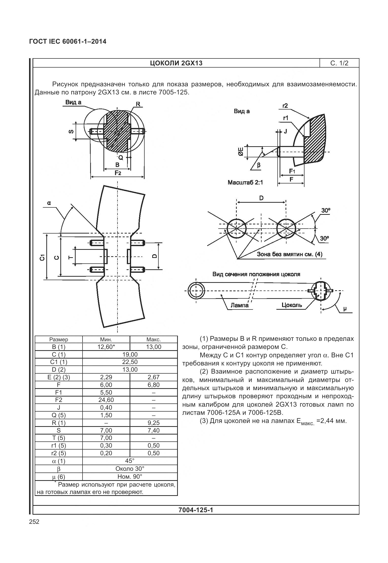 ГОСТ IEC 60061-1-2014, страница 257