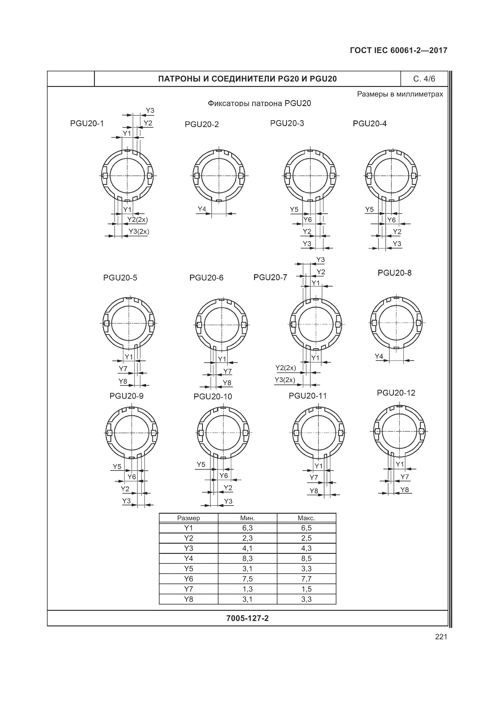 ГОСТ IEC 60061-2-2017, страница 227