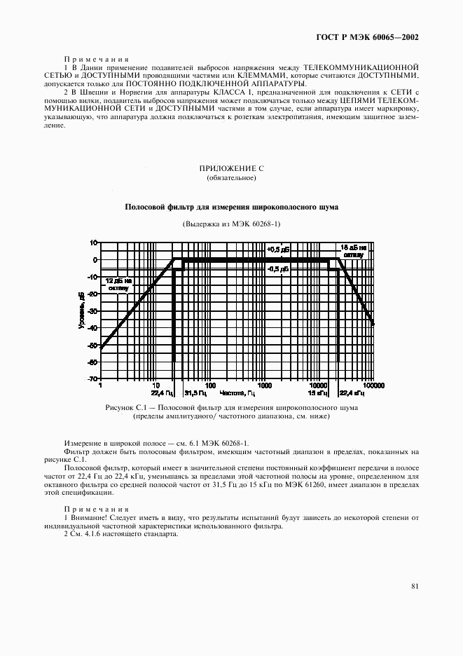 ГОСТ Р МЭК 60065-2002, страница 87