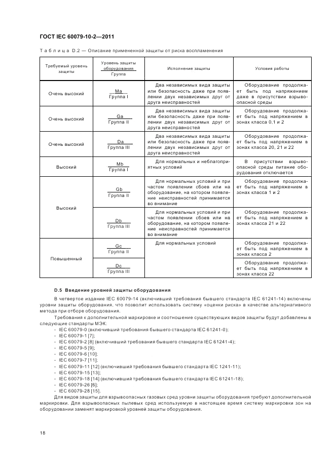 ГОСТ IEC 60079-10-2-2011, страница 22