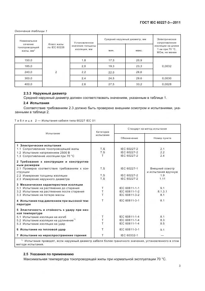 ГОСТ IEC 60227-3-2011, страница 8