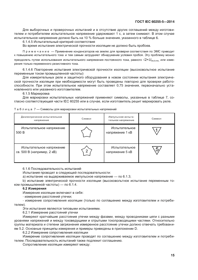 ГОСТ IEC 60255-5-2014, страница 21