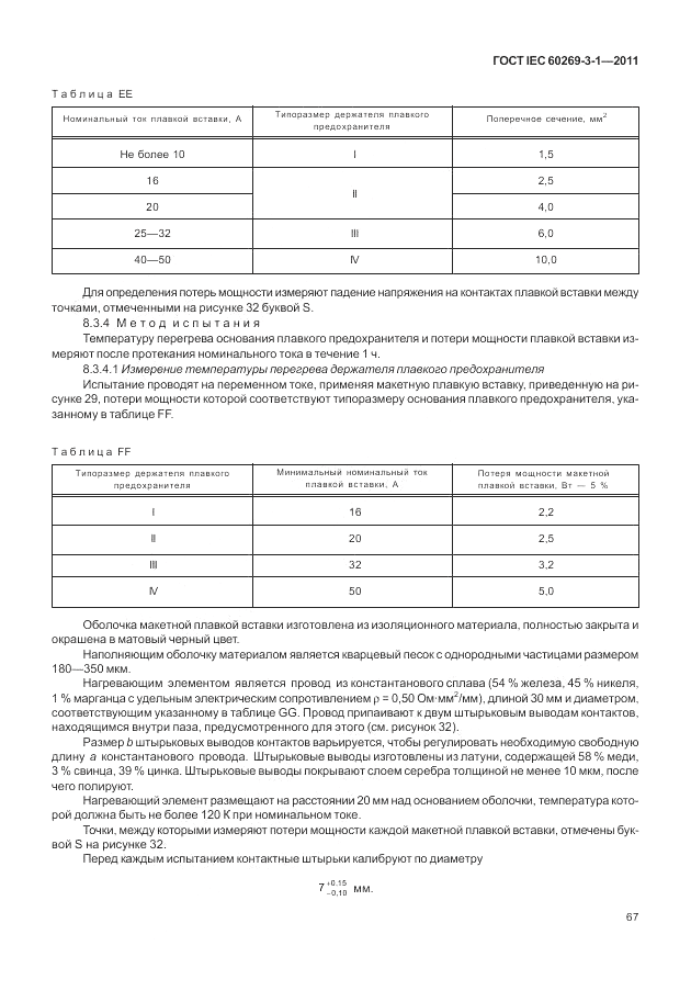 ГОСТ IEC 60269-3-1-2011, страница 75