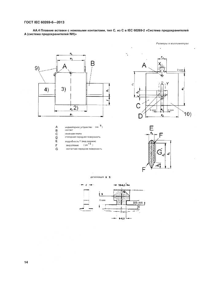 ГОСТ IEC 60269-6-2013, страница 20