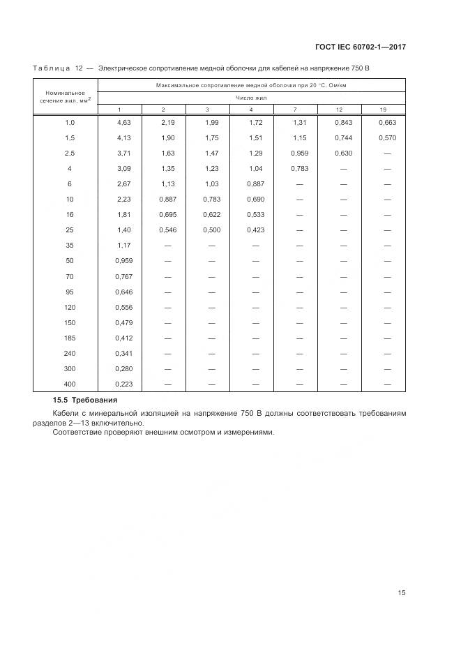 ГОСТ IEC 60702-1-2017, страница 19