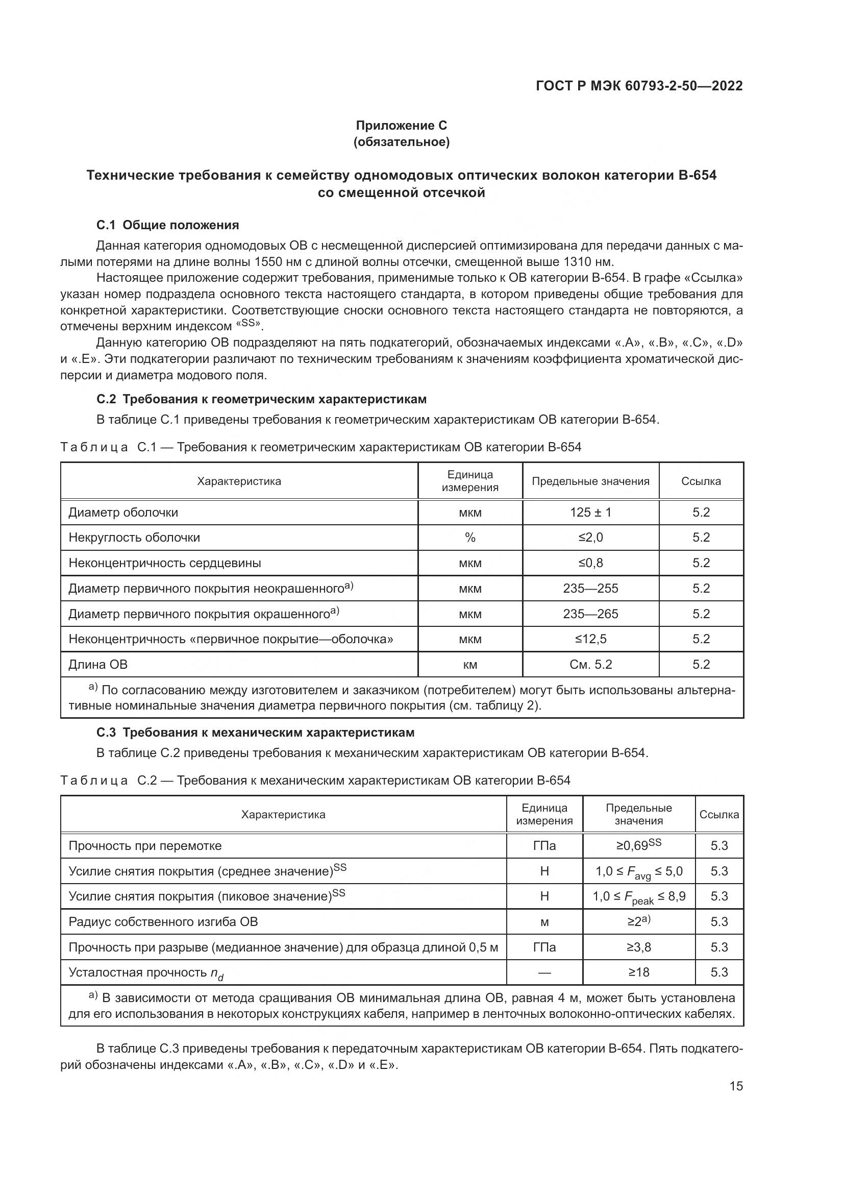 ГОСТ Р МЭК  60793-2-50-2022, страница 19