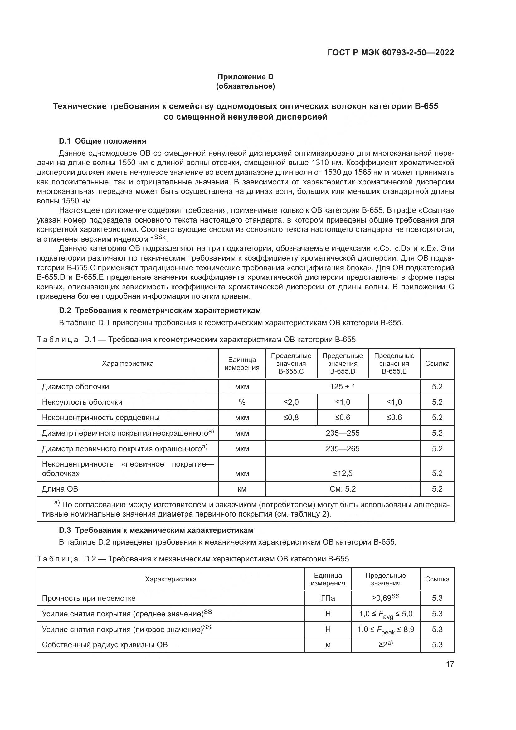 ГОСТ Р МЭК  60793-2-50-2022, страница 21
