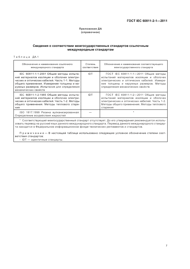 ГОСТ IEC 60811-2-1-2011, страница 11