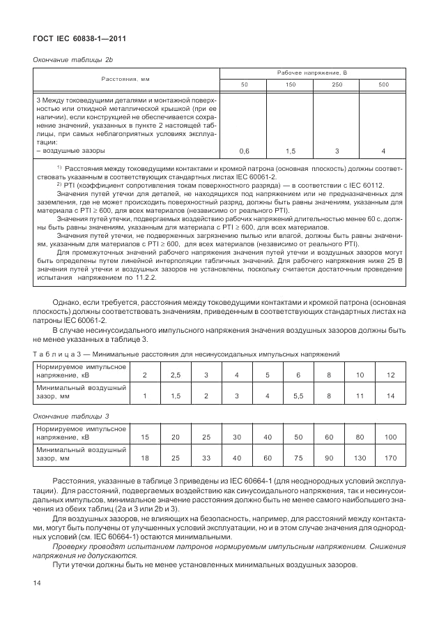ГОСТ IEC 60838-1-2011, страница 18