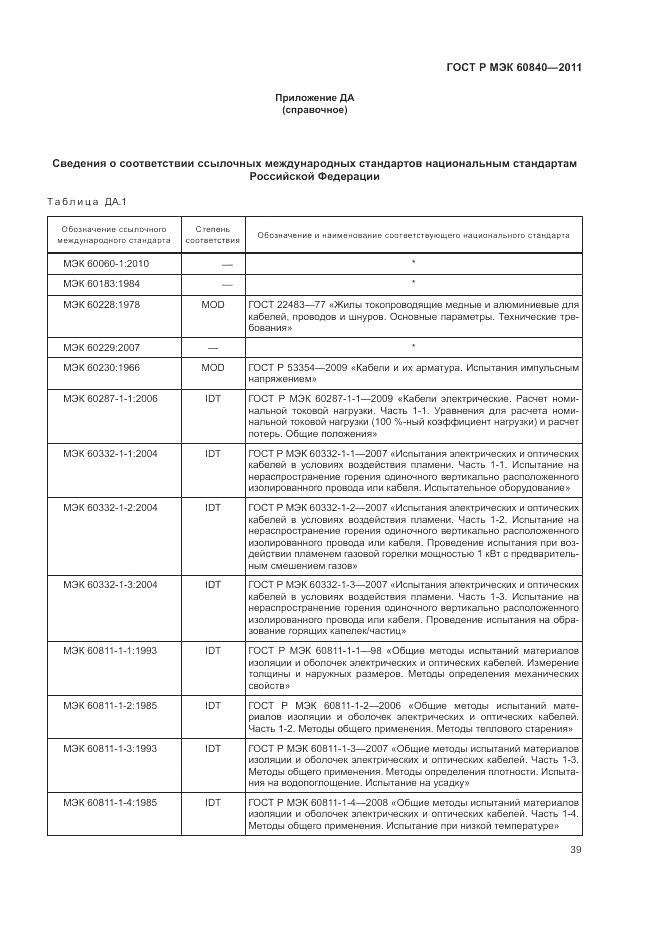 ГОСТ Р МЭК 60840-2011, страница 43