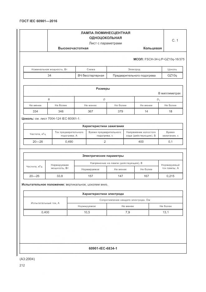 ГОСТ IEC 60901-2016, страница 216