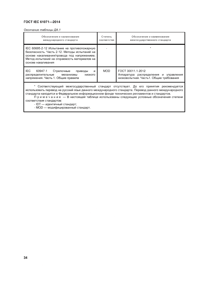 ГОСТ IEC 61071-2014, страница 38