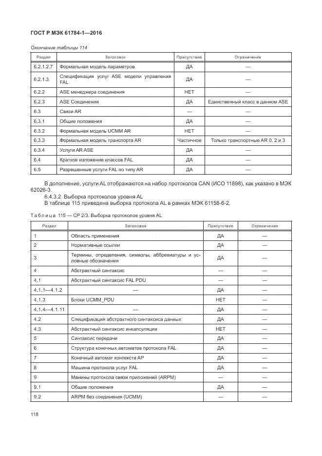 ГОСТ Р МЭК 61784-1-2016, страница 124
