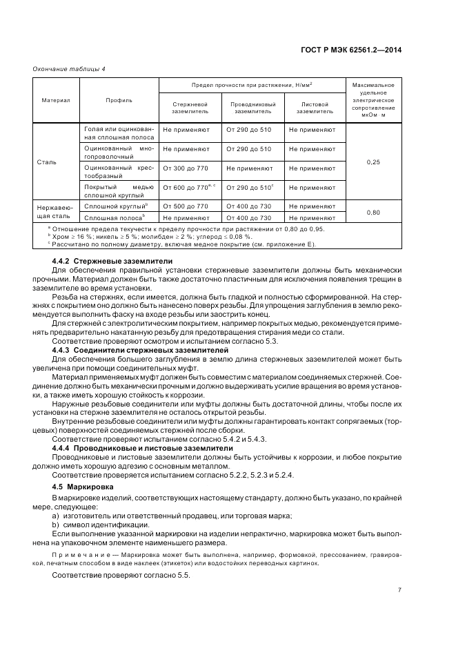 ГОСТ Р МЭК  62561.2-2014, страница 11